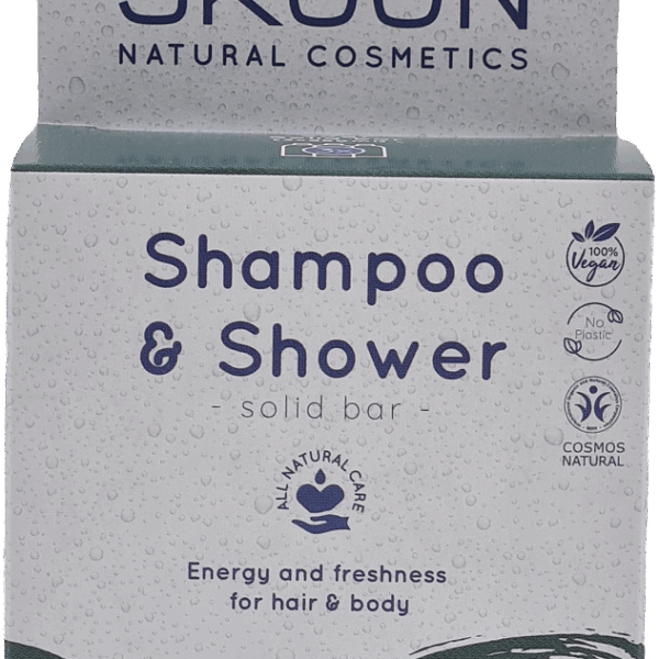 Skoon Solid shampoo & Shower bar 2 i 1 Energy and Freshness