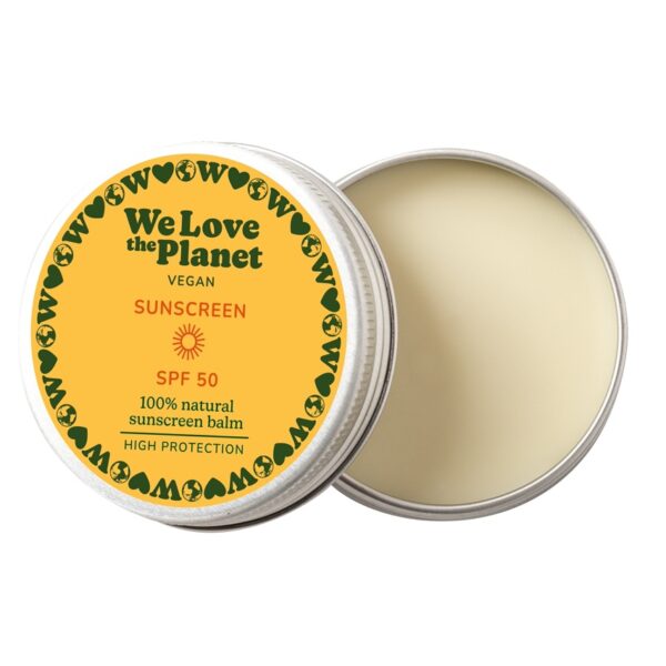 Naturlig solfaktor spf50 We Love the Planet Balm